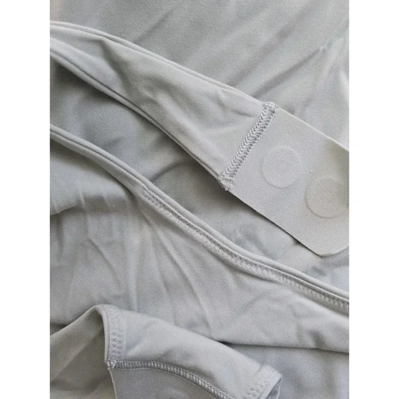 Lululemon Wundermost Ultra-Soft Nulu Square-Neck Long-Sleeve Bodysuit Sage Green - Picture 9 of 9